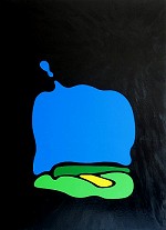 Blubb-Himmel Wald Wiesen Feld-Bild